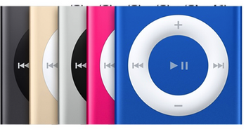 Fourth Generation Shuffle in a different set of new colors
